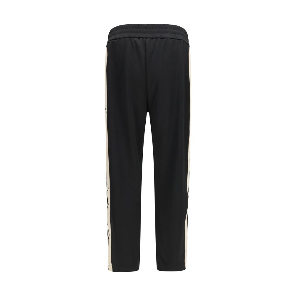 Palm Angels Black Polyester Joggers (Workout Pants)