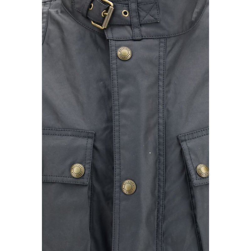 Belstaff Fieldmaster Icon Blue Cotton Shell Jacket