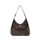Prada Brown Calf Leather Bos Taurus Shoulder Bag