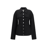 Max Mara Black Wool Oves Aries Coat
