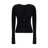 Max Mara Black Viscose Dress Shirt