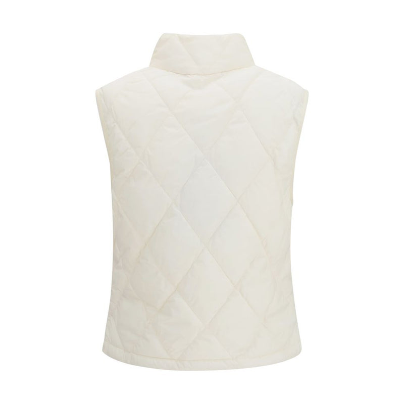 Gilet sans manches matelassé Cheswick en polyester blanc Burberry