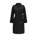 Burberry Black Cotton Coat
