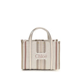 Chloé Beige Cotton Shoulder Bag