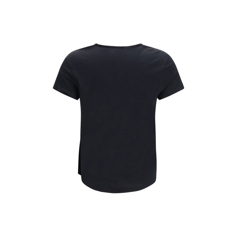 Fendi Ti Amo Graphic Print Black Cotton T-Shirt