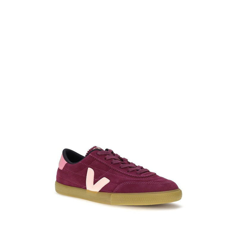 Veja Purple Suede Leather Sneakers for Women