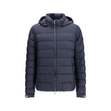 Moncler Blue Goose Down Full-Length Jacket