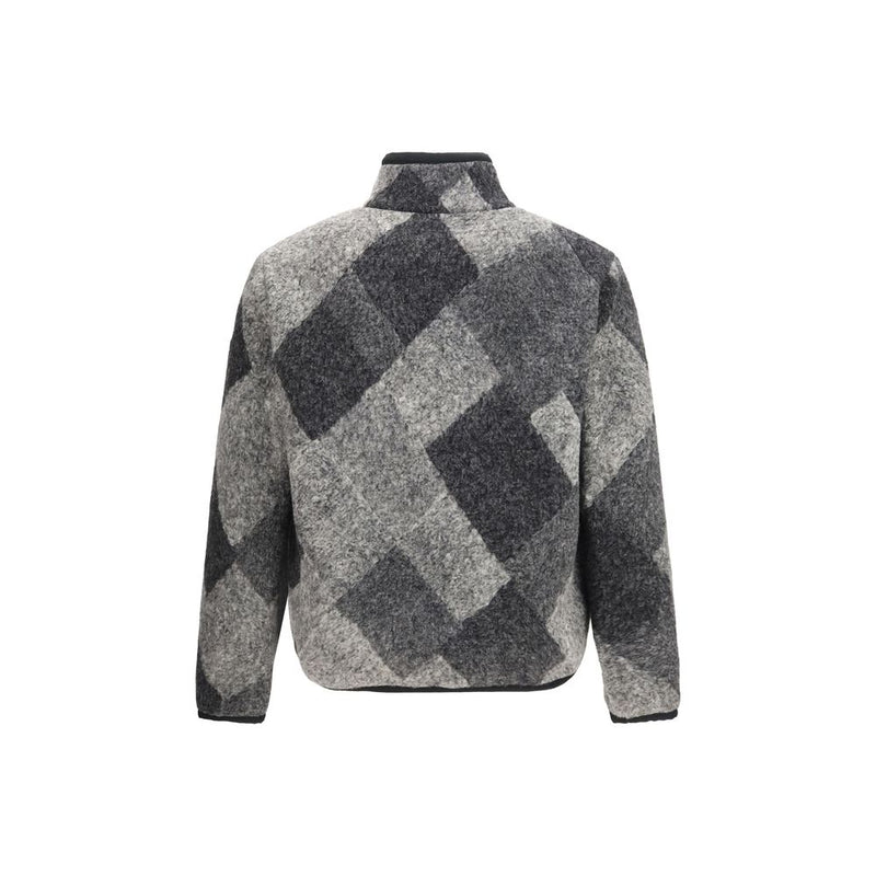 Moncler Gray Wool Oves Aries Sweatshirt
