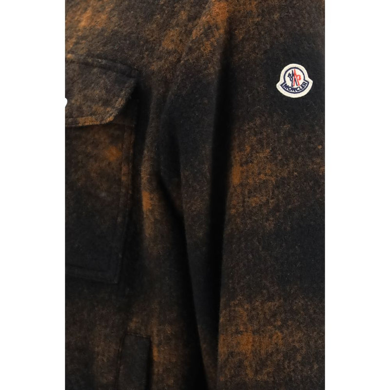 Moncler Brown Polyester Jacket for Men