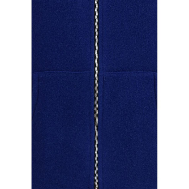 RIER Blue Wool Oves Aries Sleeveless Jacket for Women