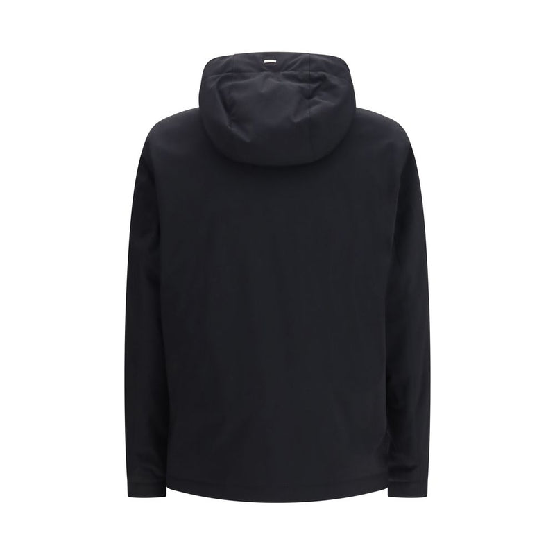 Herno Black Polyester Shell Jacket for Men