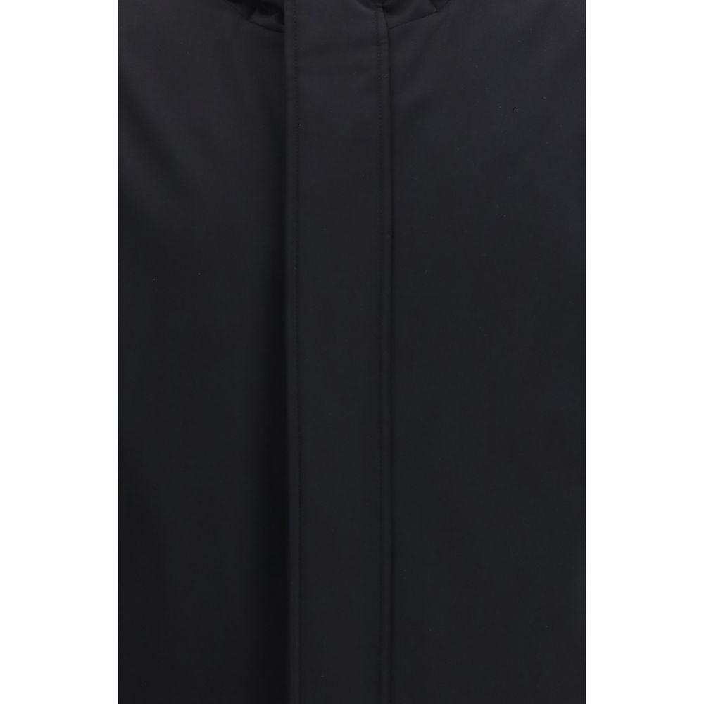 Herno Black Polyester Shell Jacket - Water-Repellent Design
