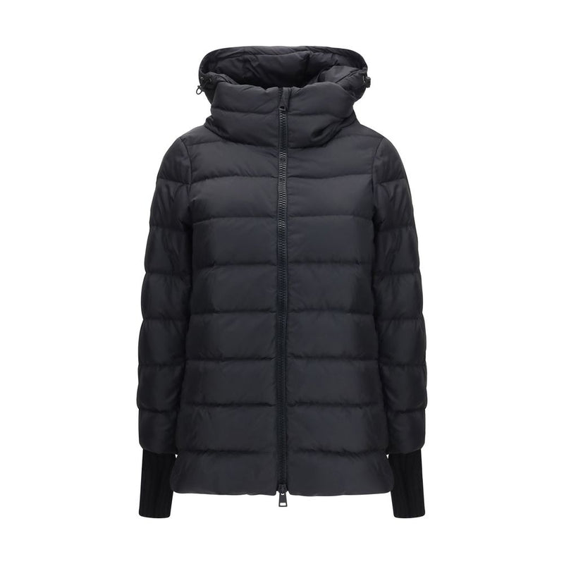 Herno Black Polyester Full-Length Jacket for Women