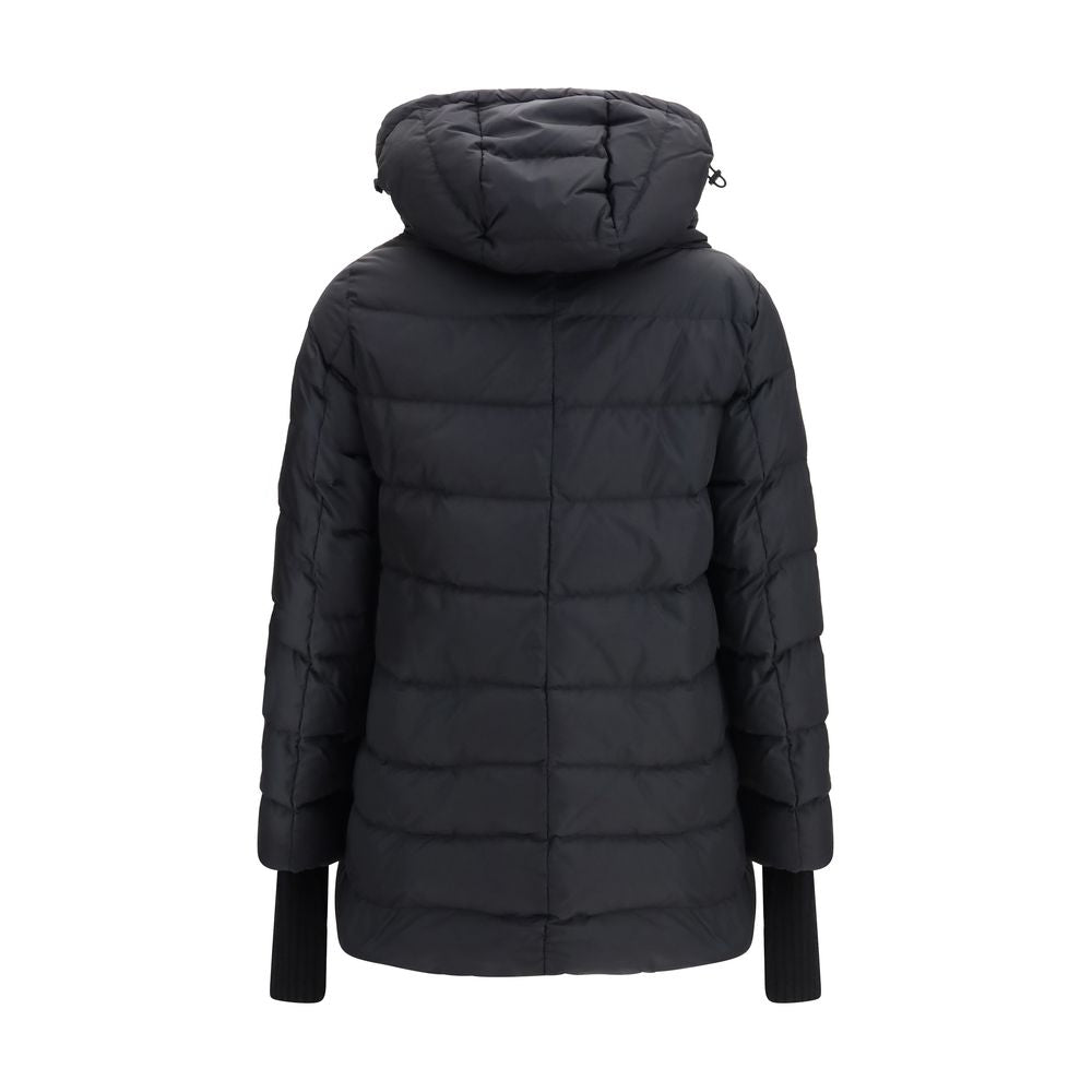 Herno Black Polyester Full-Length Jacket for Women