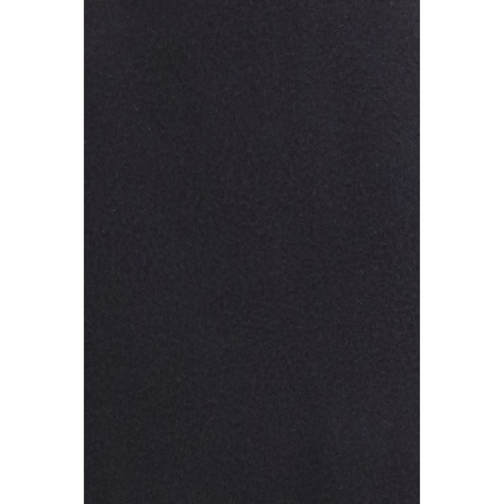 RIER Black Wool Oves Aries Midi Skirt - Sustainable Comfort