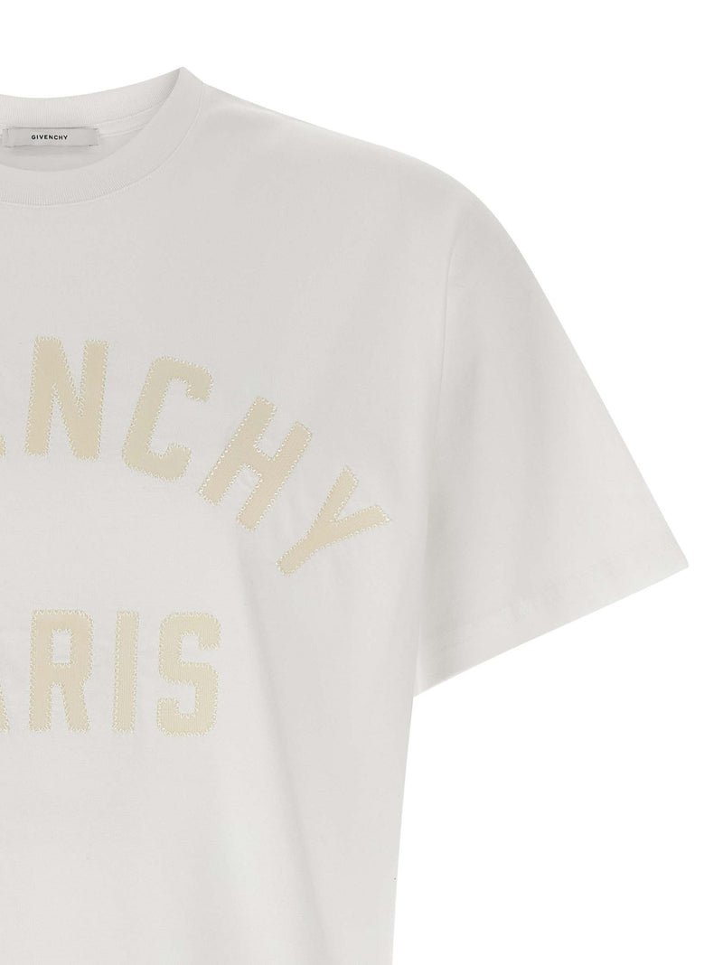 Givenchy White Cotton T-Shirt for Men