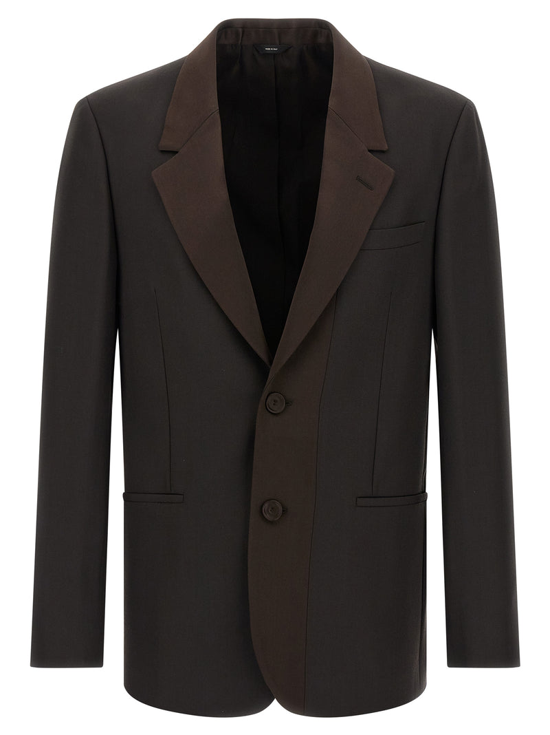 Fendi Brown Polyester Blazer - Modern Luxury