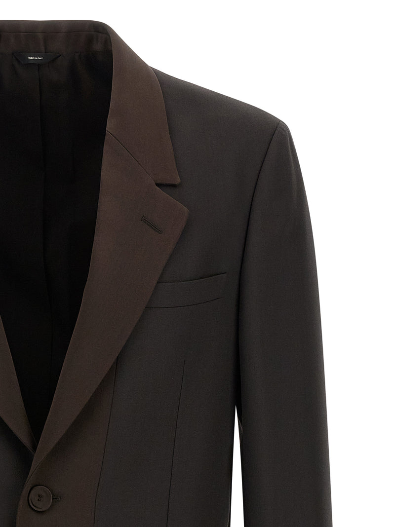 Fendi Brown Polyester Blazer - Modern Luxury