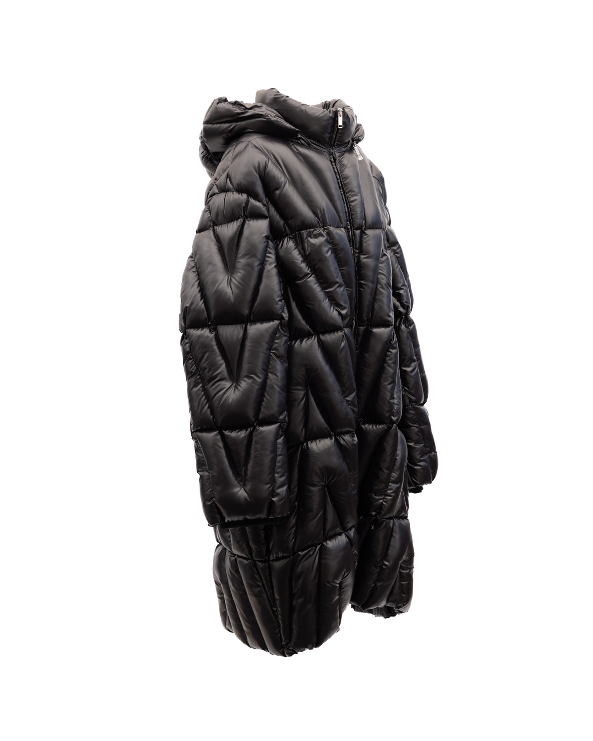 Manteau en laine noir Valentino Garavani pour femme