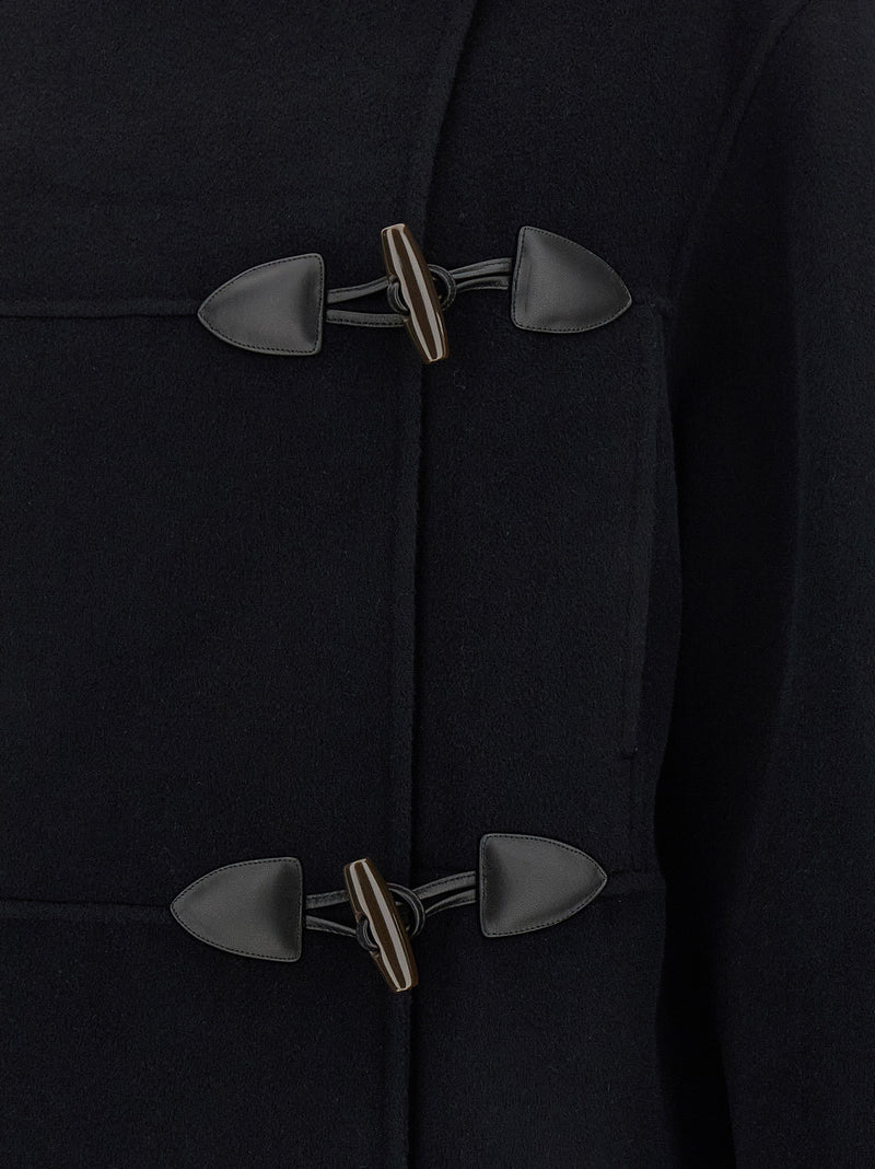 Rohe Duffle Blue Wool Coat - Timeless Elegance