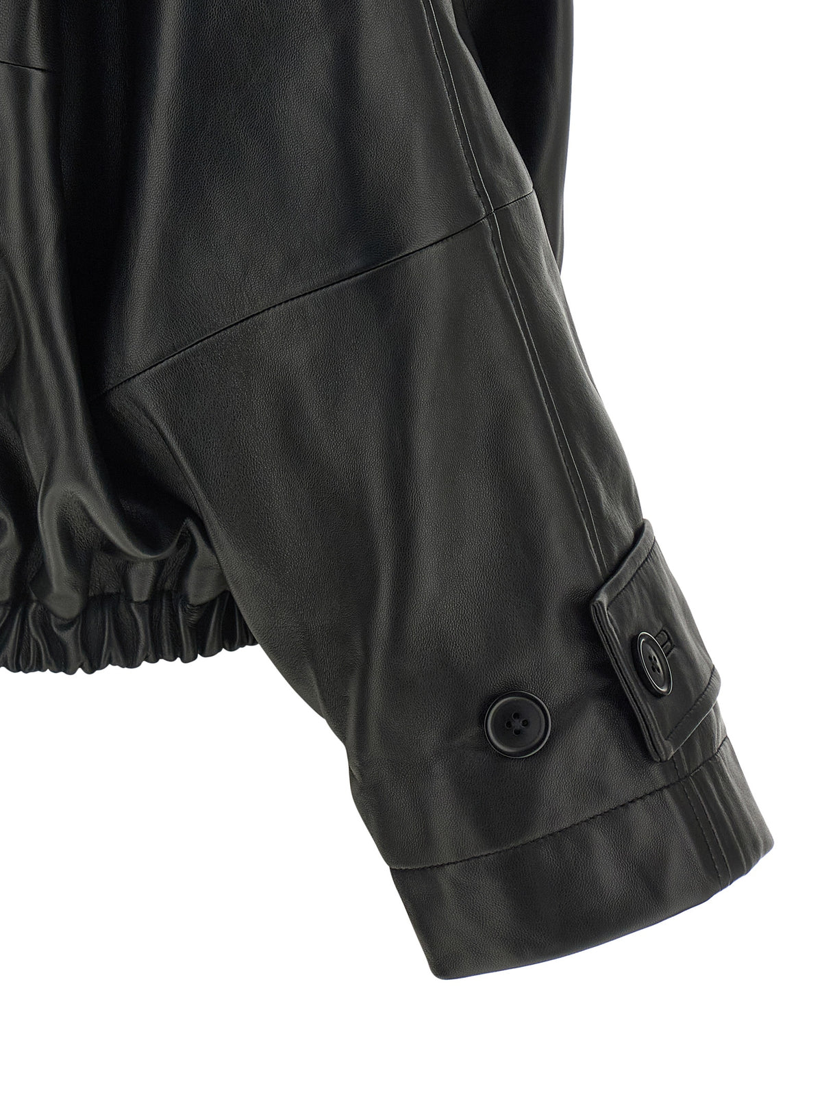 Rohe Black Lamb Leather Leather Jacket
