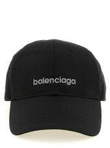 Balenciaga Black Polyester Cap (Baseball Hat)