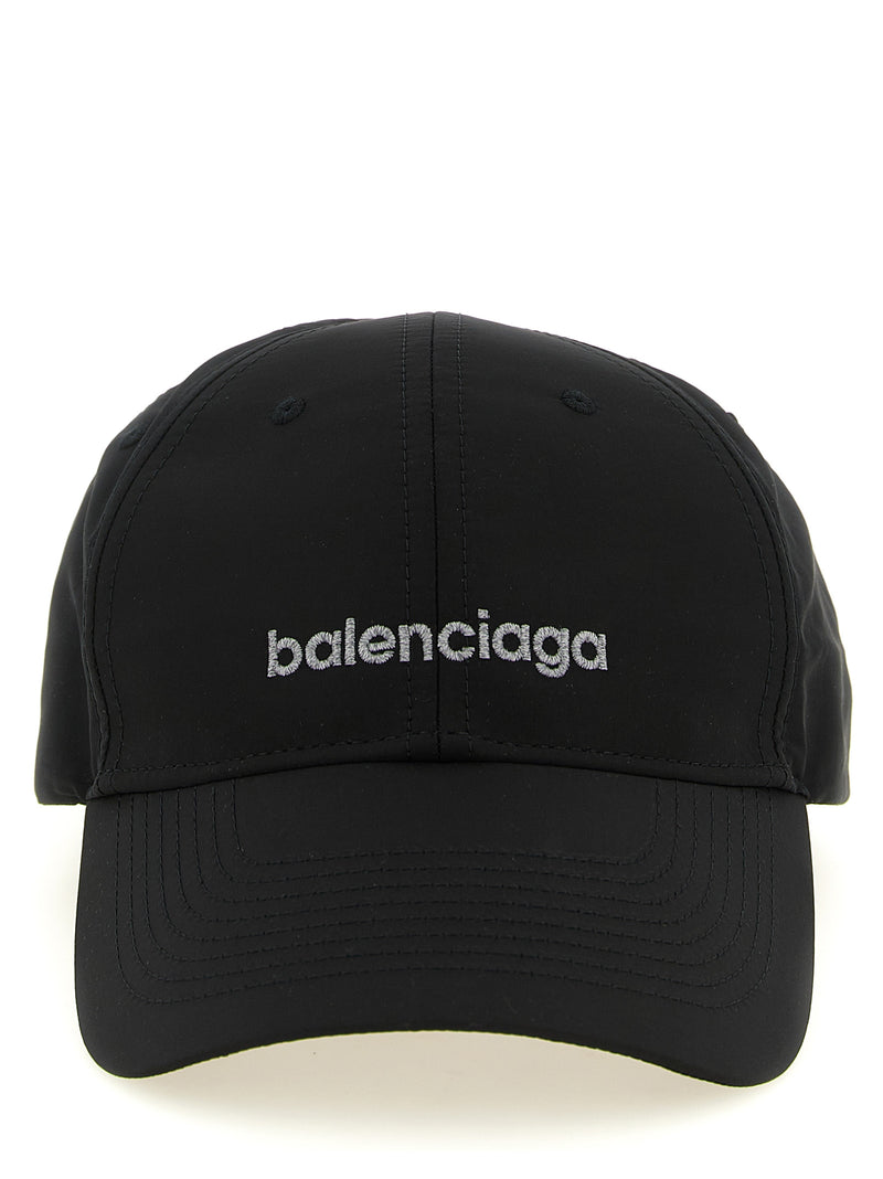 Balenciaga Black TechWear Baseball Cap - Stylish and Edgy