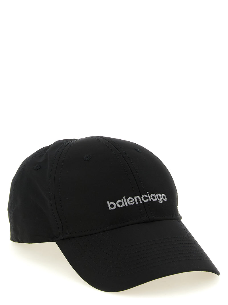 Balenciaga Black TechWear Baseball Cap - Stylish and Edgy
