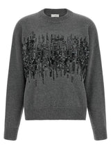 Peserico Gray Wool Cardigan