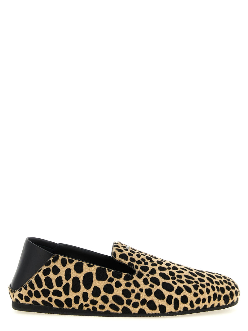 Giuseppe Zanotti Rupert Multicolor Calfskin Slip-On Loafers