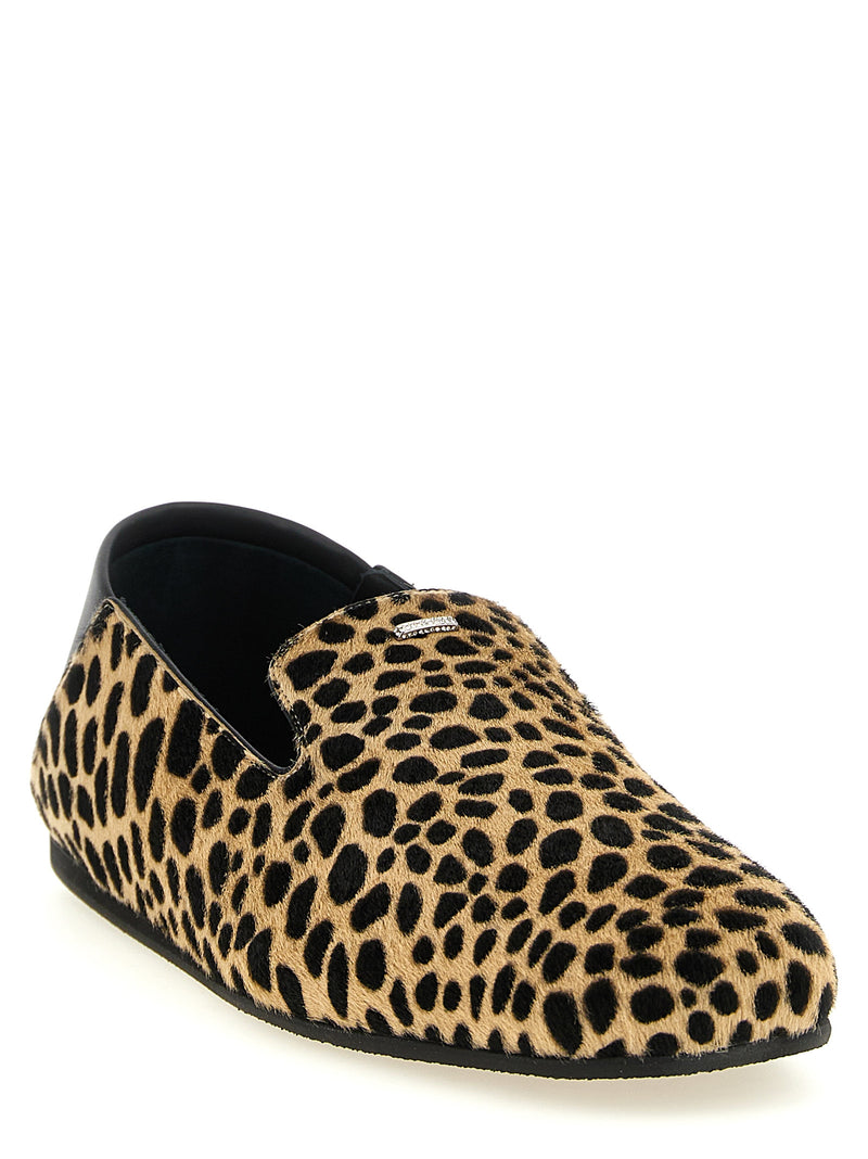 Giuseppe Zanotti Rupert Multicolor Calfskin Slip-On Loafers