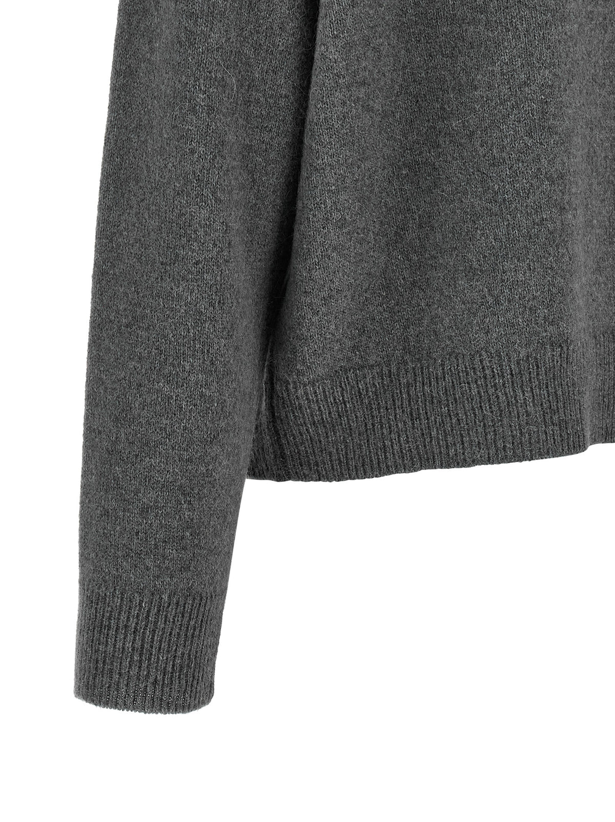 Peserico Gray Wool Cardigan