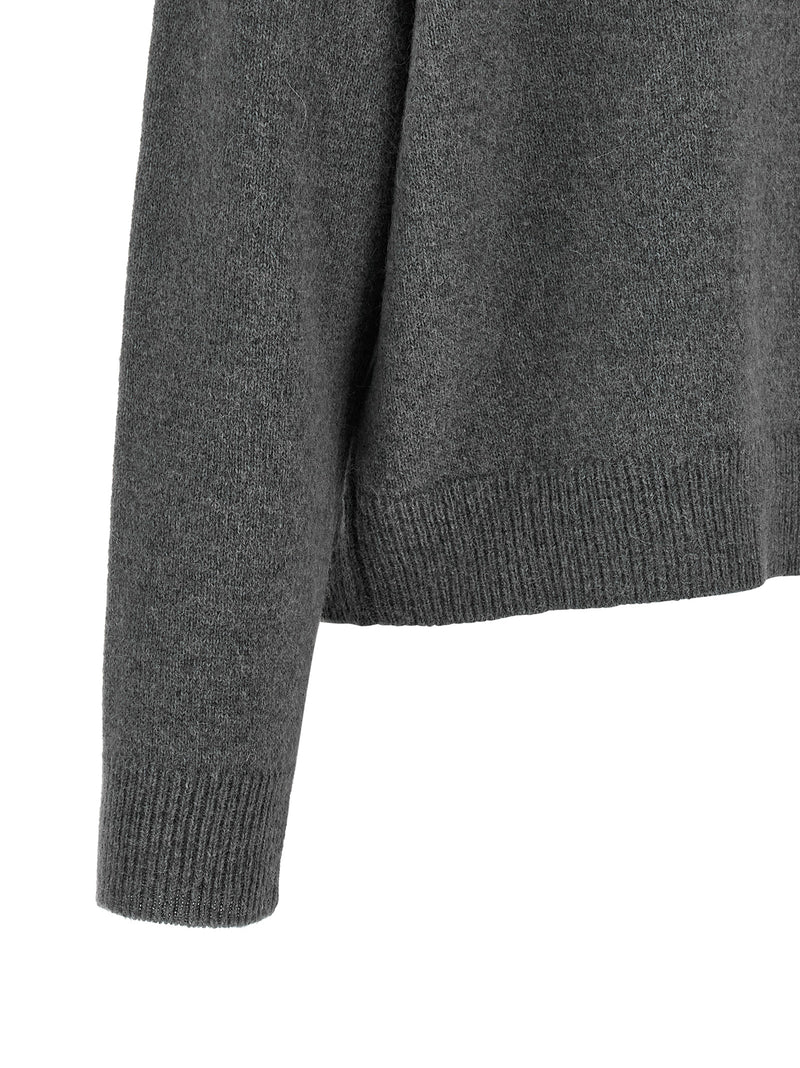 Peserico Gray Wool Cardigan for Women