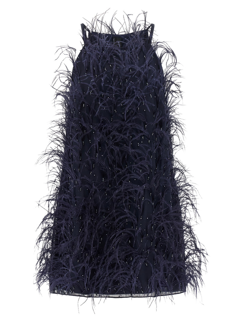 PINKO ‘Piripicchio’ Blue Polyester Short Dress