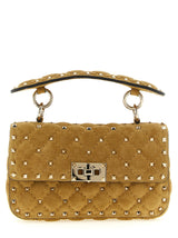 Valentino Garavani Beige Calfskin Shoulder Bag