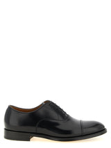 Doucal's Black Leather Oxfords And Derbies