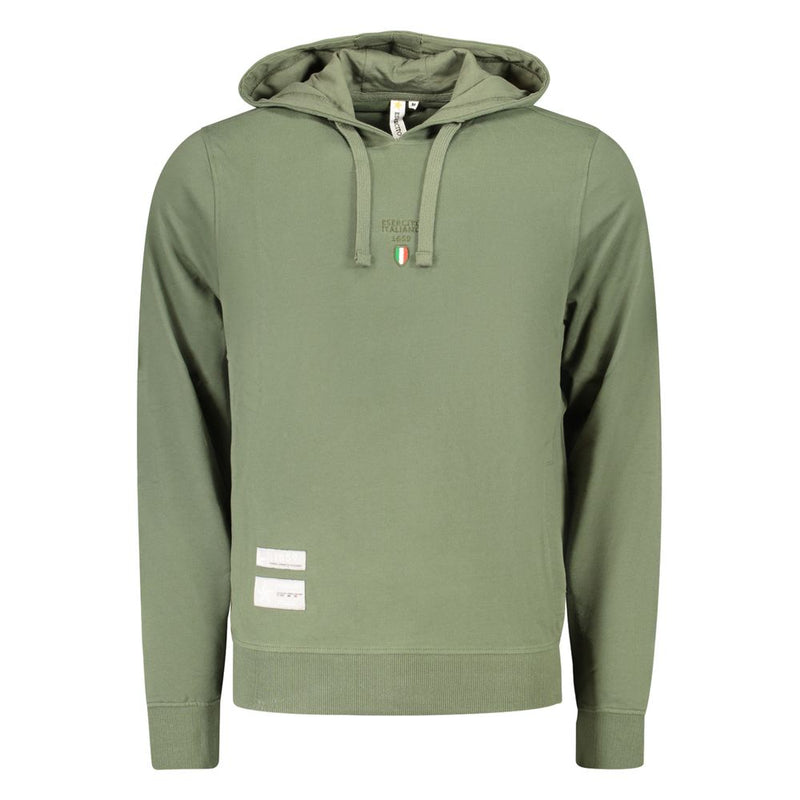 Accademia Militare Hoodie Vert en Coton pour Homme
