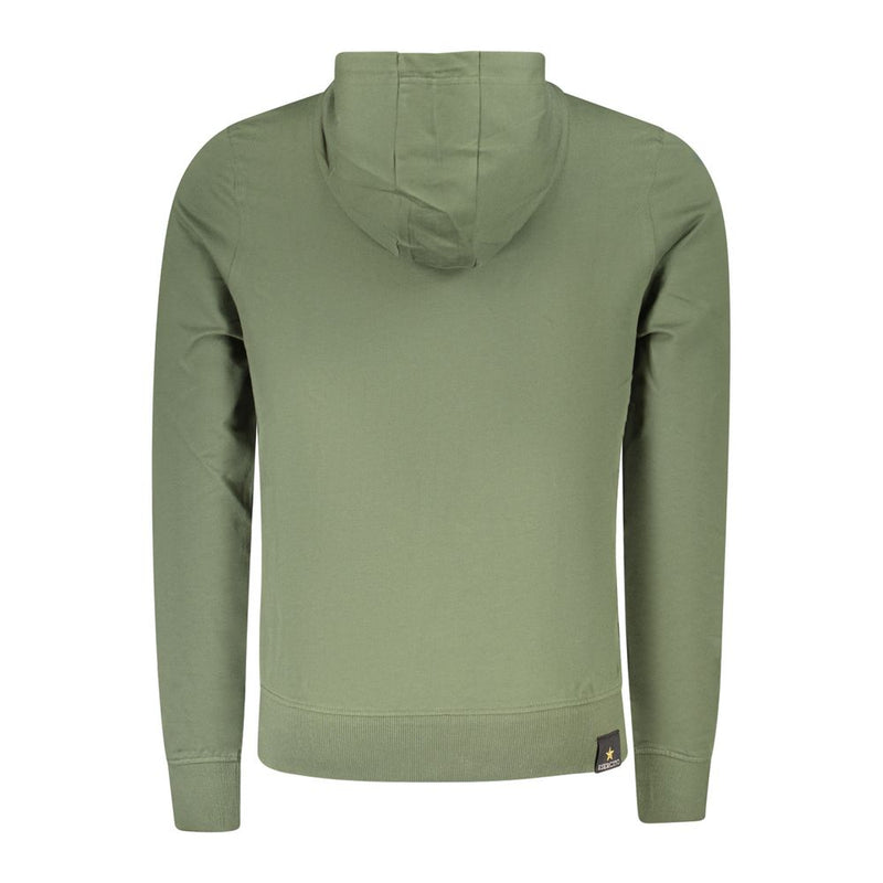 Accademia Militare Hoodie Vert en Coton pour Homme