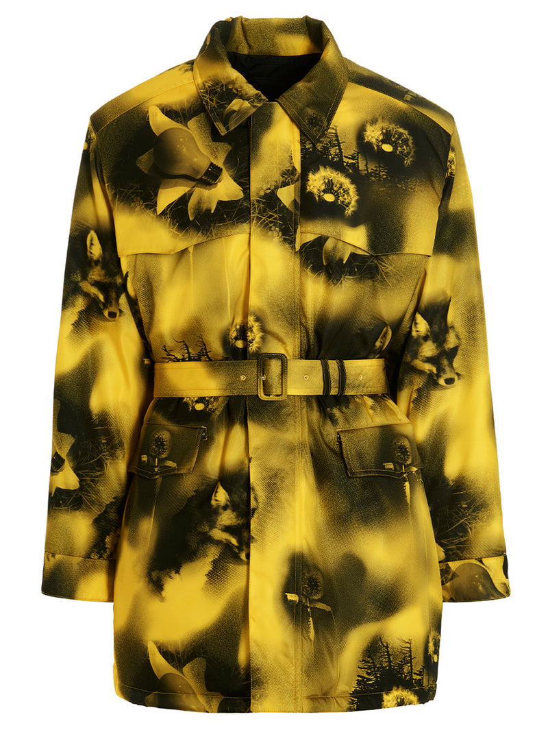 Prada Bicolor Polyamide Parka - Sustainable Luxury Outerwear
