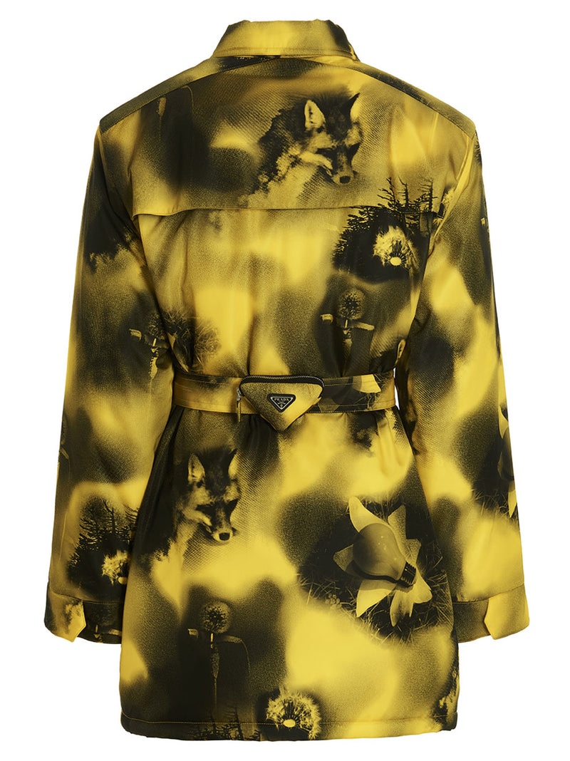 Prada Bicolor Polyamide Parka - Sustainable Luxury Outerwear