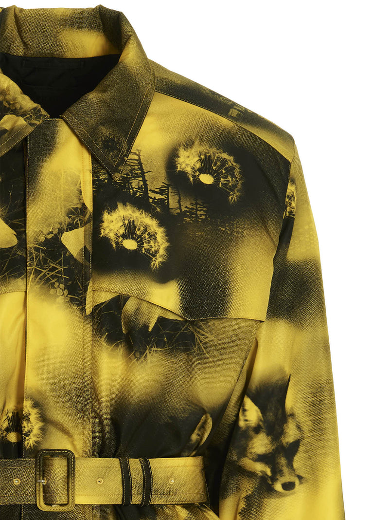 Prada Bicolor Polyamide Parka - Sustainable Luxury Outerwear