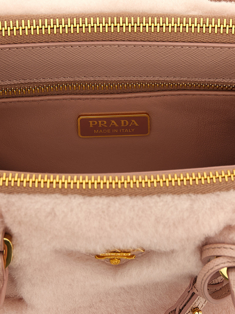 Prada Galleria Multicolor Lamb Leather Handbag