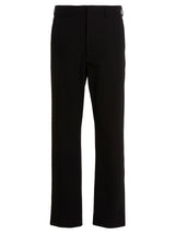 Prada Black Polyester Casual Pants