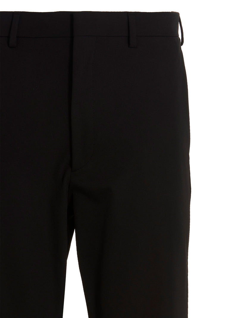 Pantalon Casual Noir en Polyester PRADA