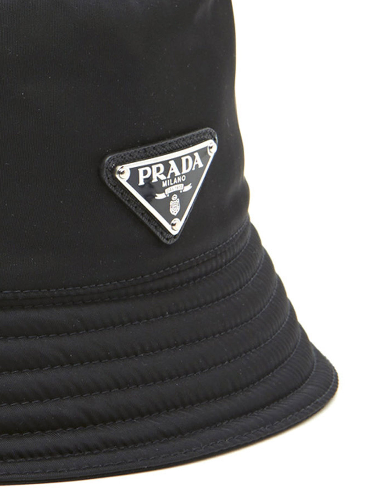 Prada Black Nylon Bucket Hat
