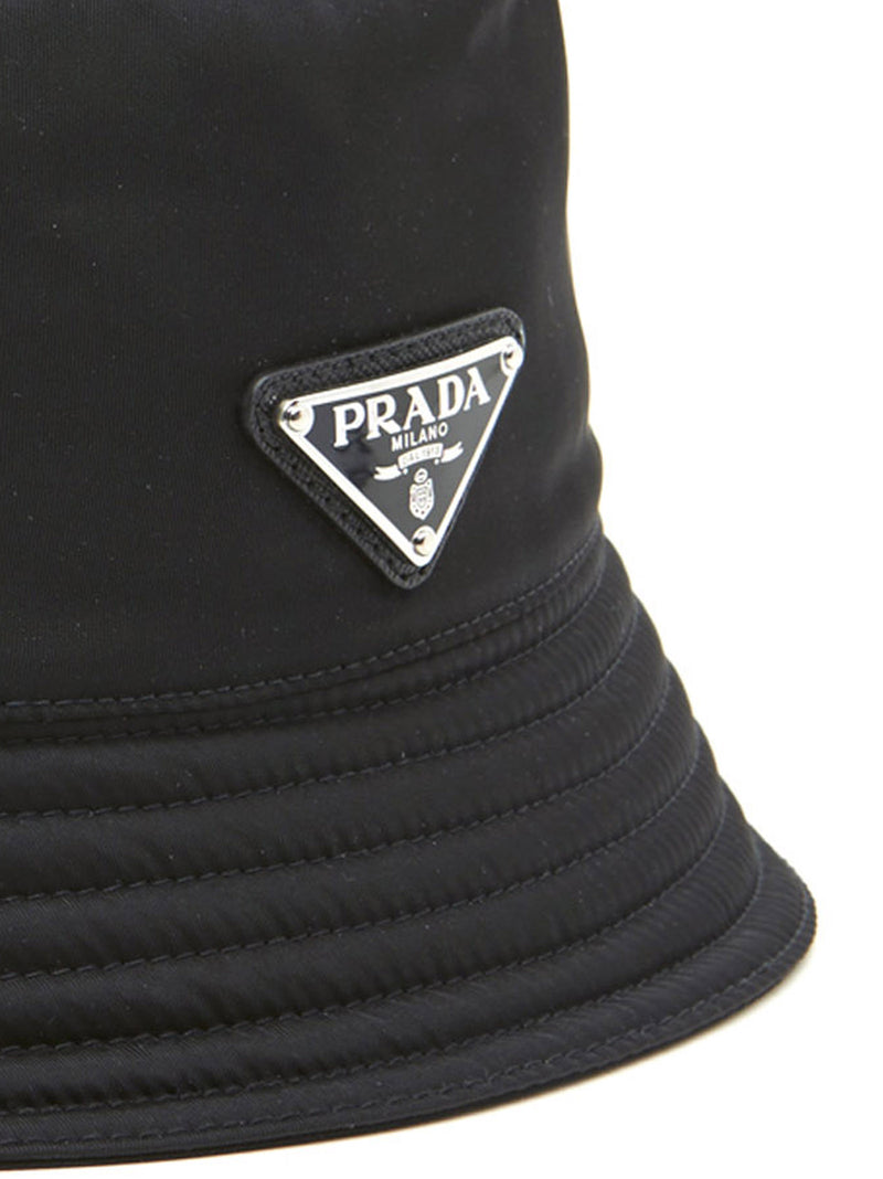 Prada Black Nylon Bucket Hat - Iconic Style & Luxury