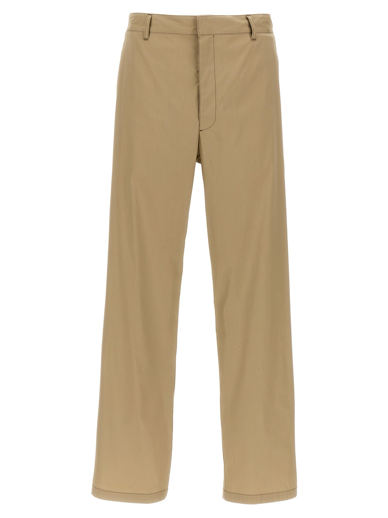 Prada Beige Cotton Casual Pants for Men
