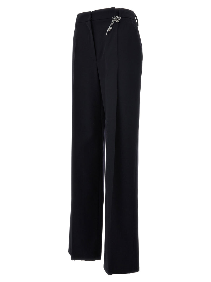 Prada Blue Wool Casual Pants for Women