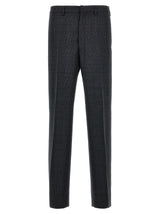 Prada Gray Virgin Wool Dress Pants