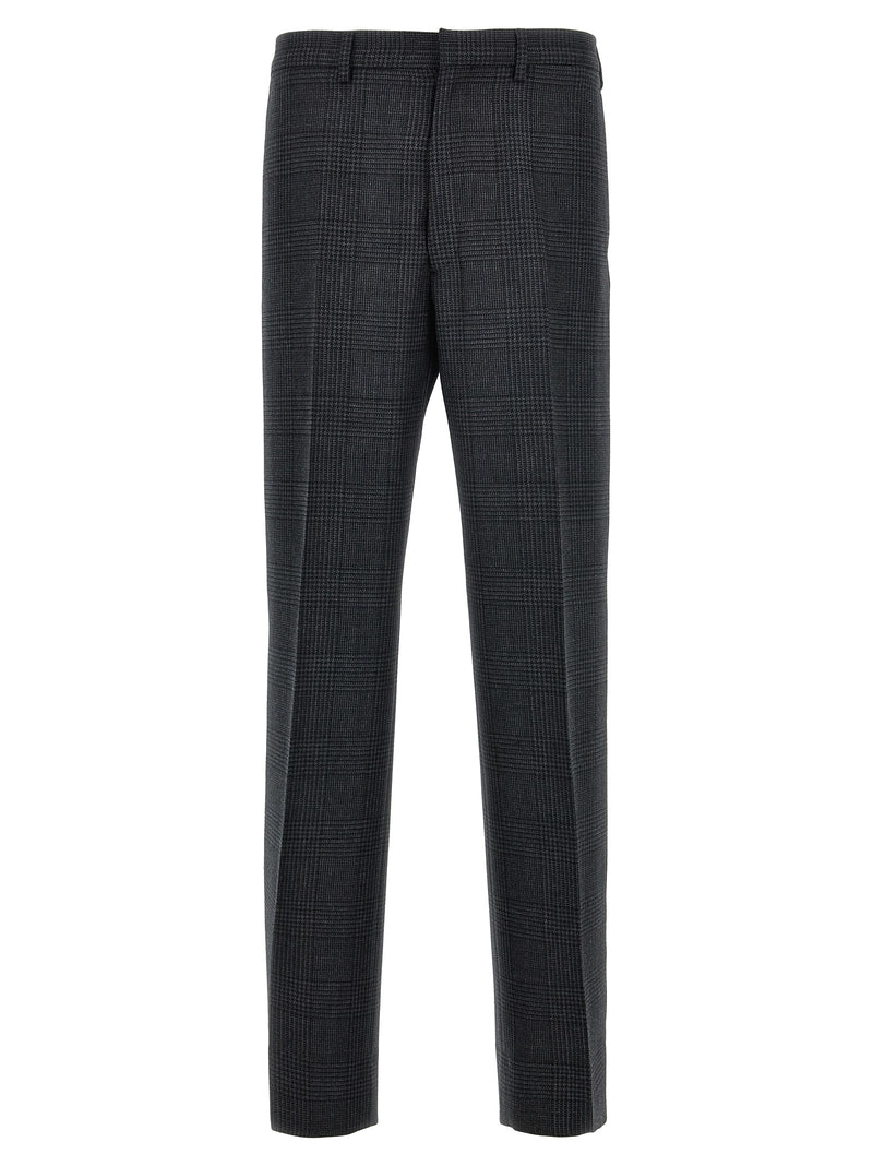 Prada Gray Virgin Wool Dress Pants for Men